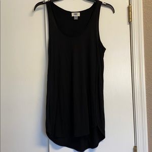 Old Navy Luxe Scoop-neck black tank top